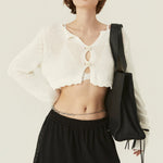 [releasing 06.11 12pm KST] Ribbon tie cardigan - threetimes
