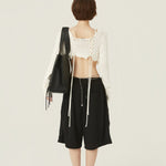 [releasing 06.11 12pm KST] Ribbon tie cardigan - threetimes