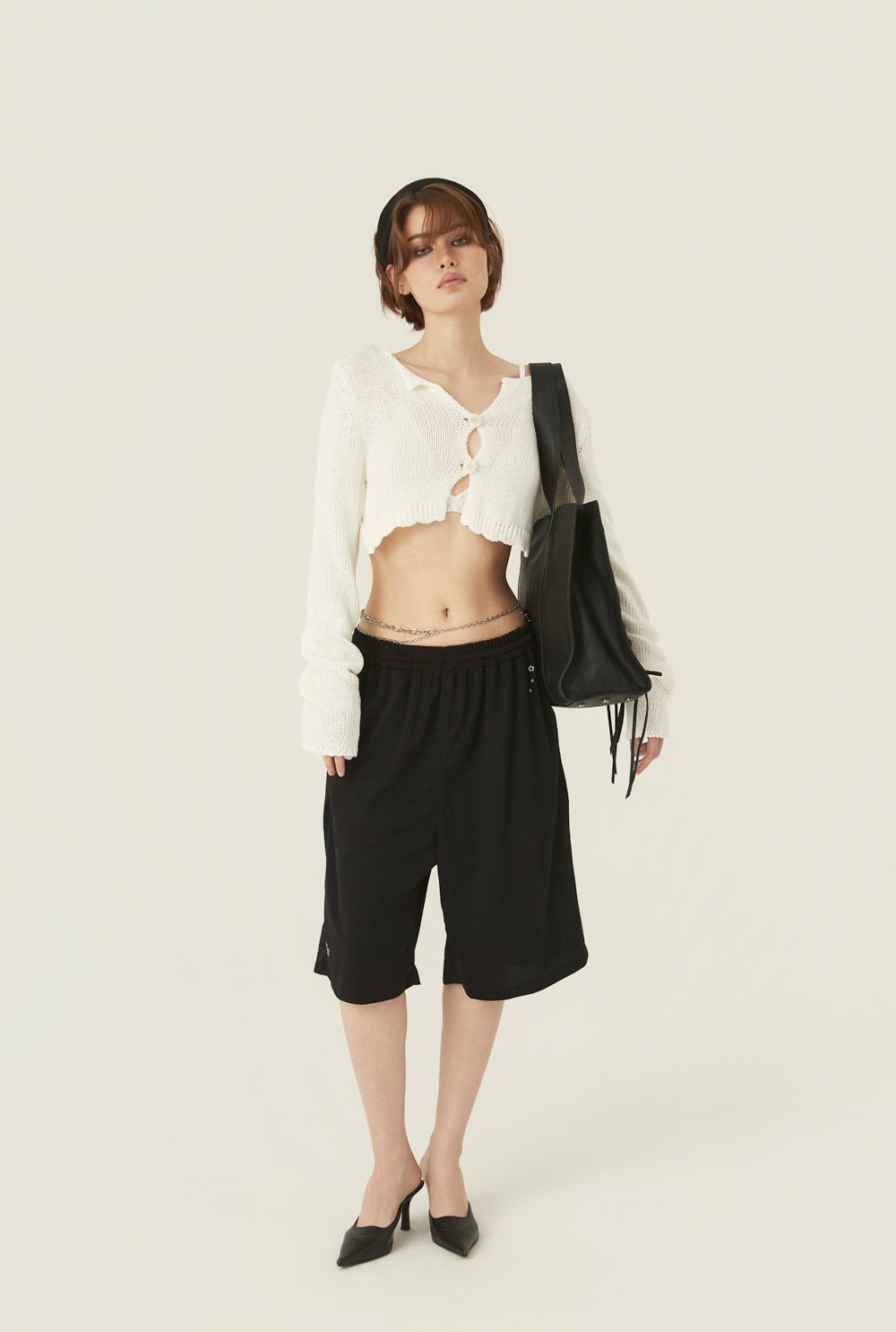[releasing 06.11 12pm KST] Ribbon tie cardigan - threetimes