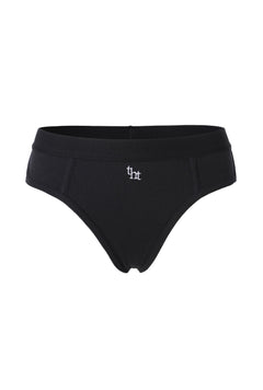 Rib logo thong - threetimes