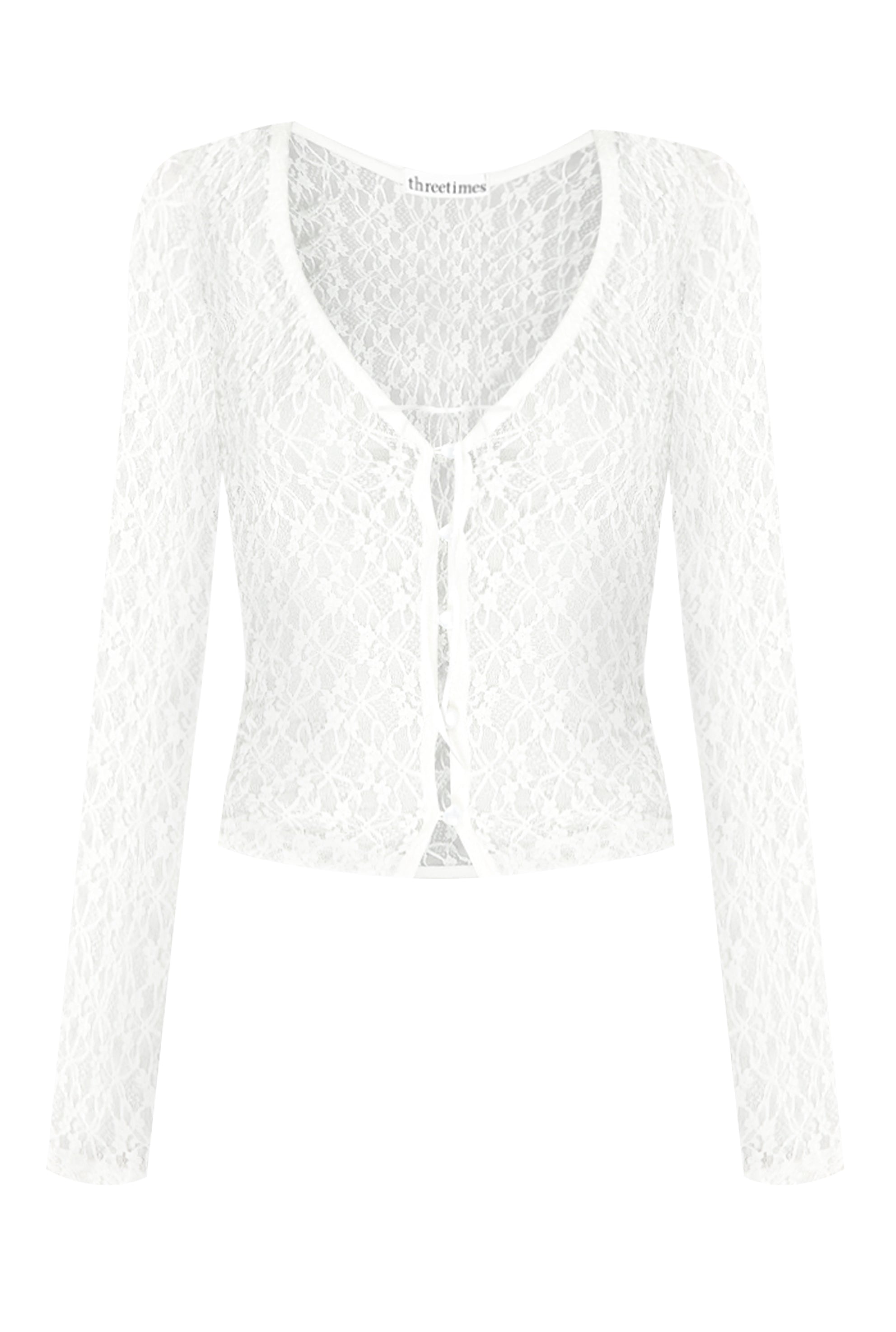 Romantic lace cardigan - threetimes