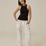 Satin cargo pants - threetimes