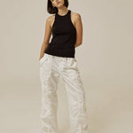 Satin cargo pants - threetimes