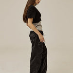 Satin cargo pants - threetimes