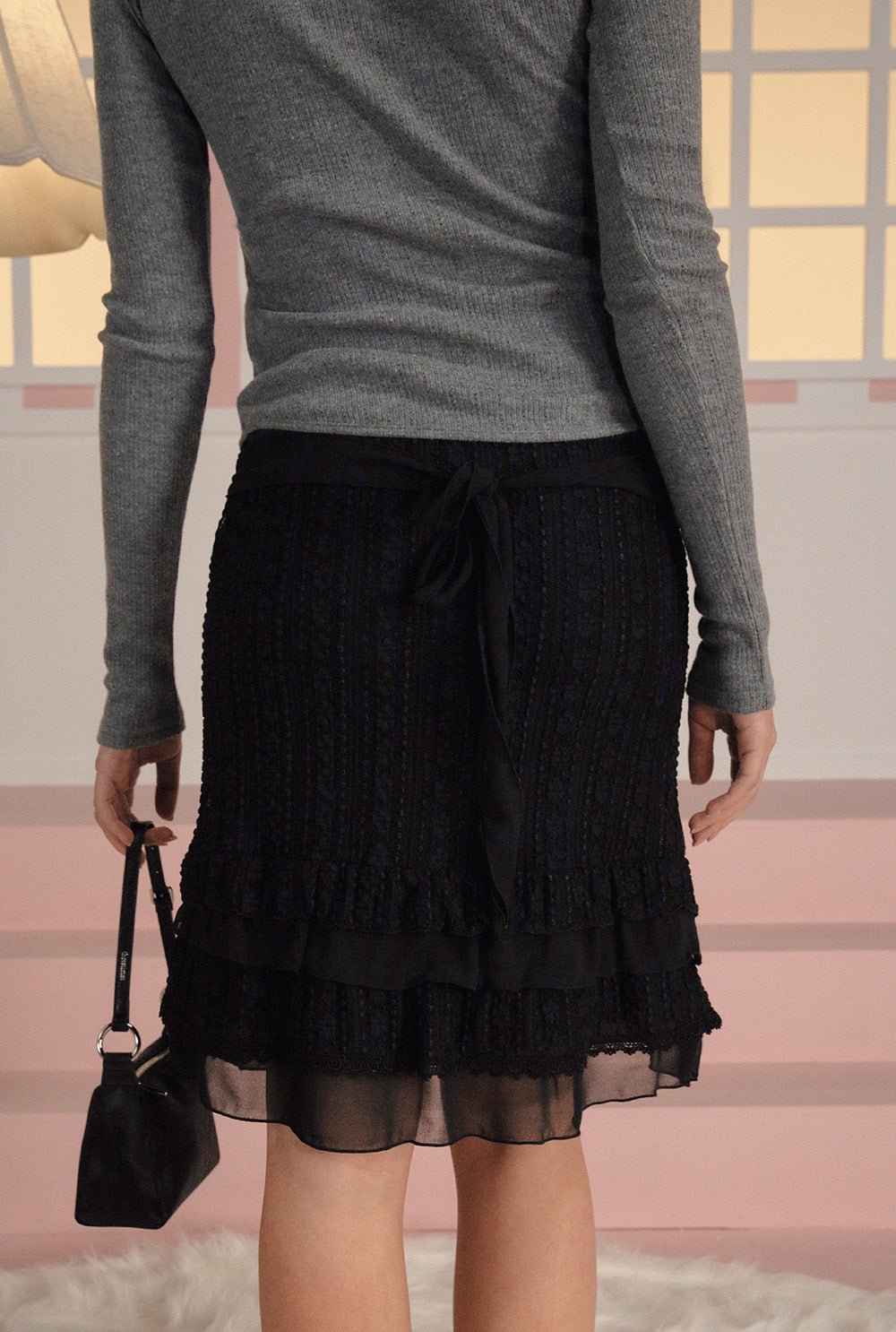 [releasing 02.24 12pm KST] tht jacquard mini bag - threetimes