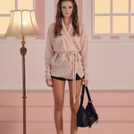 [releasing 02.24 12pm KST] Milky wrap cardigan - threetimes