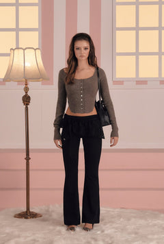 [releasing 02.24 12pm KST] Blossom bootcut pants - threetimes