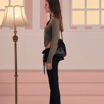 [releasing 02.24 12pm KST] Blossom bootcut pants - threetimes