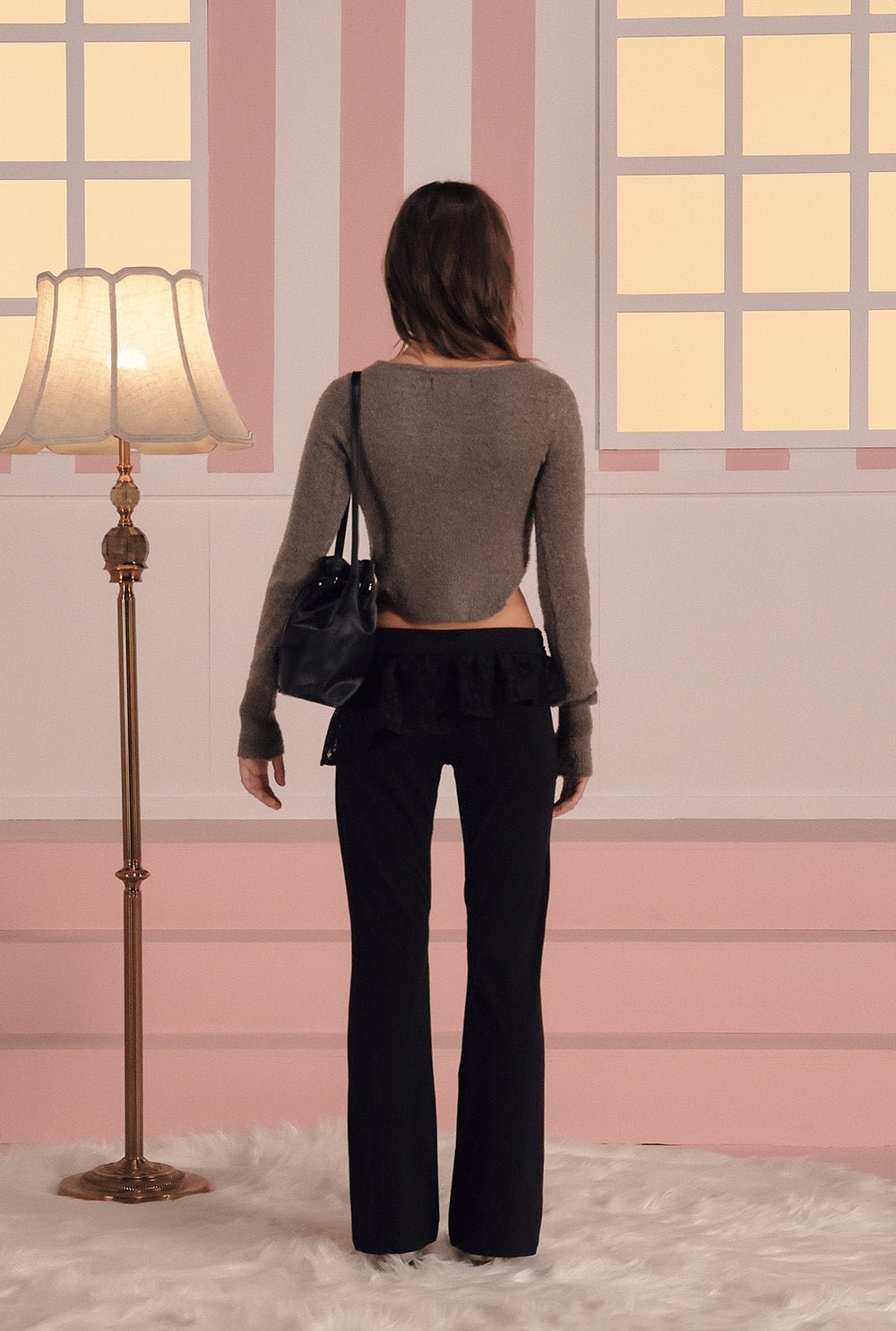 [releasing 02.24 12pm KST] Blossom bootcut pants - threetimes