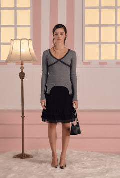 [releasing 02.24 12pm KST] Betty lace tee - threetimes