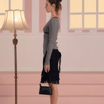 [releasing 02.24 12pm KST] Betty lace tee - threetimes