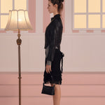 [releasing 02.24 12pm KST] Bella leather jacket - threetimes