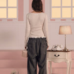 [releasing 02.24 12pm KST] Betty lace tee - threetimes