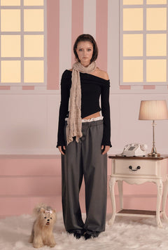 [releasing 02.24 12pm KST] Frankie button pants - threetimes