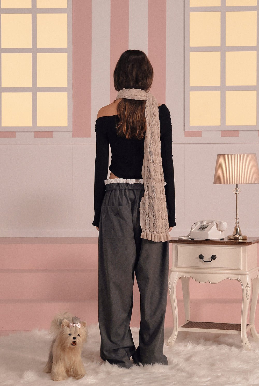 [releasing 03.05 12pm KST] Serene drape top - threetimes