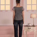 [releasing 03.05 12pm KST] Soft ribbon top - threetimes