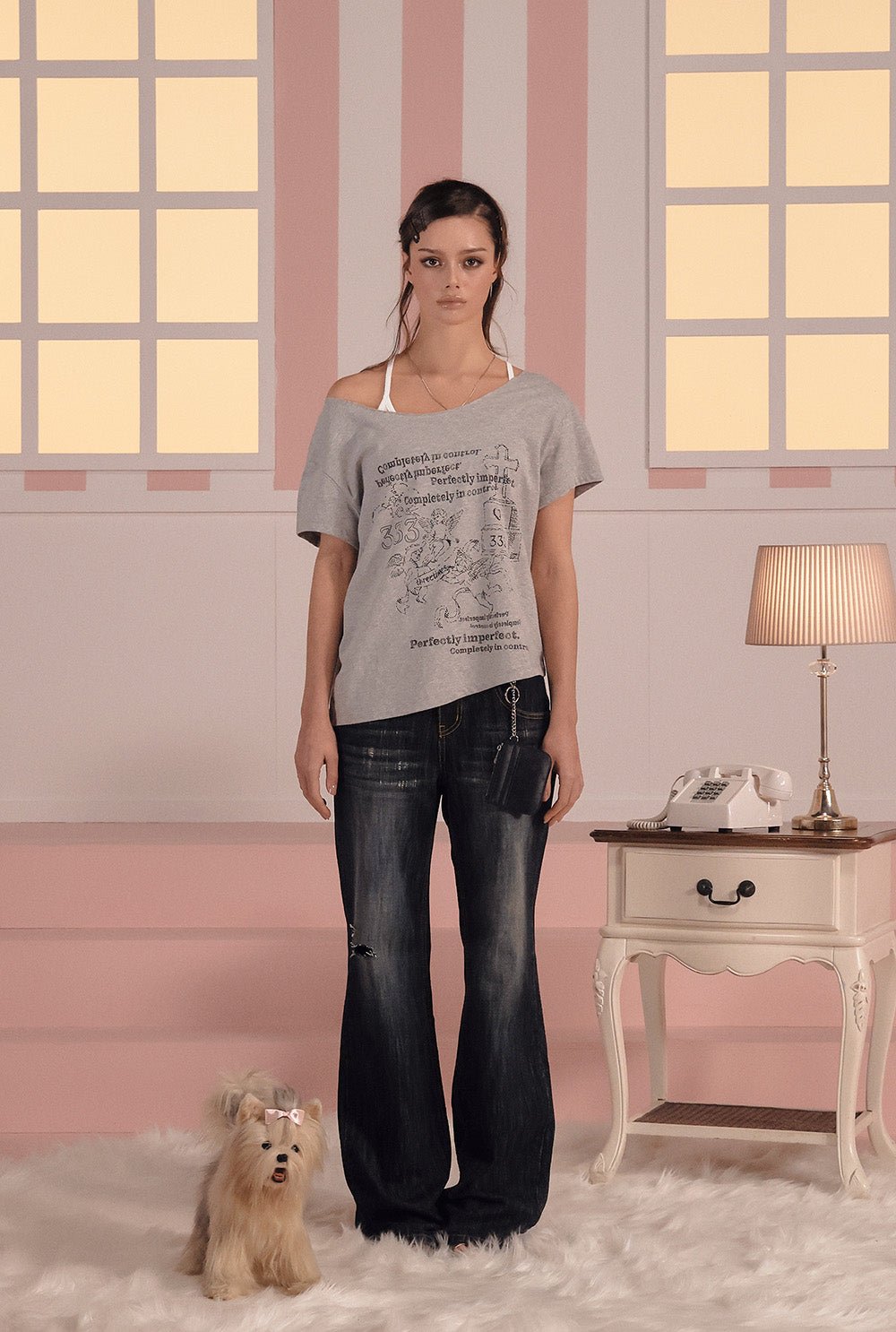 [releasing 03.05 12pm KST] Zella straight jeans - threetimes