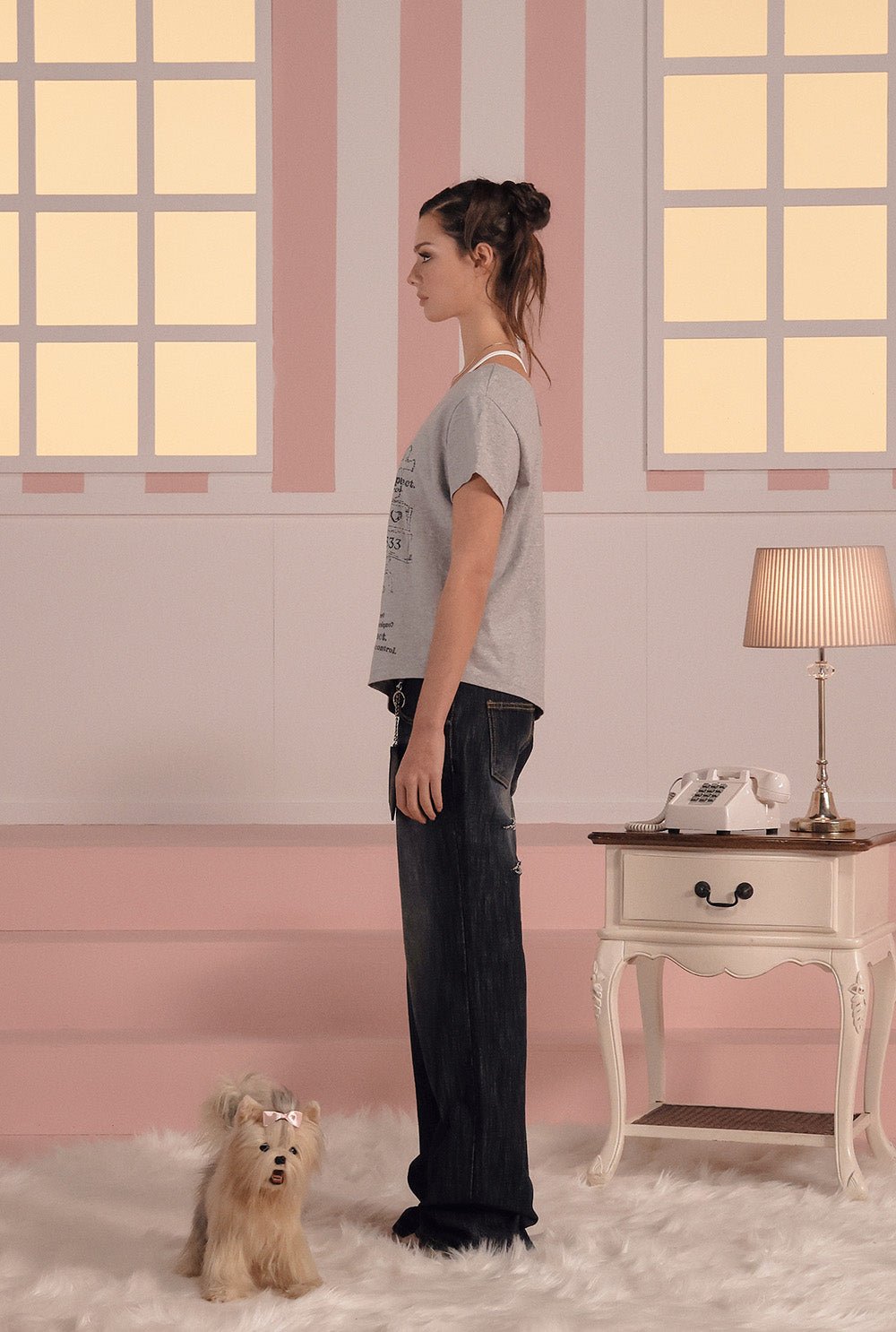 [releasing 03.05 12pm KST] Dusty angel tee - threetimes