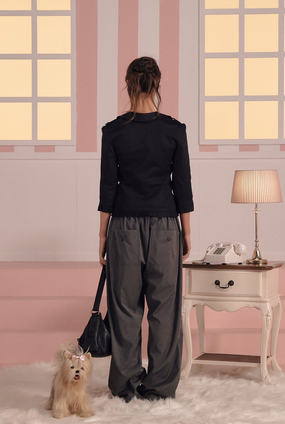 [releasing 02.24 12pm KST] Button frill jacket - threetimes