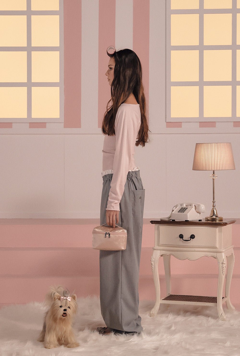 [releasing 02.24 12pm KST] Frankie button pants - threetimes