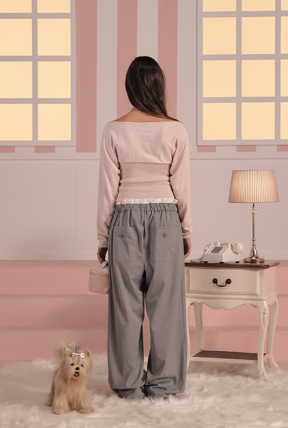 [releasing 02.24 12pm KST] Frankie button pants - threetimes