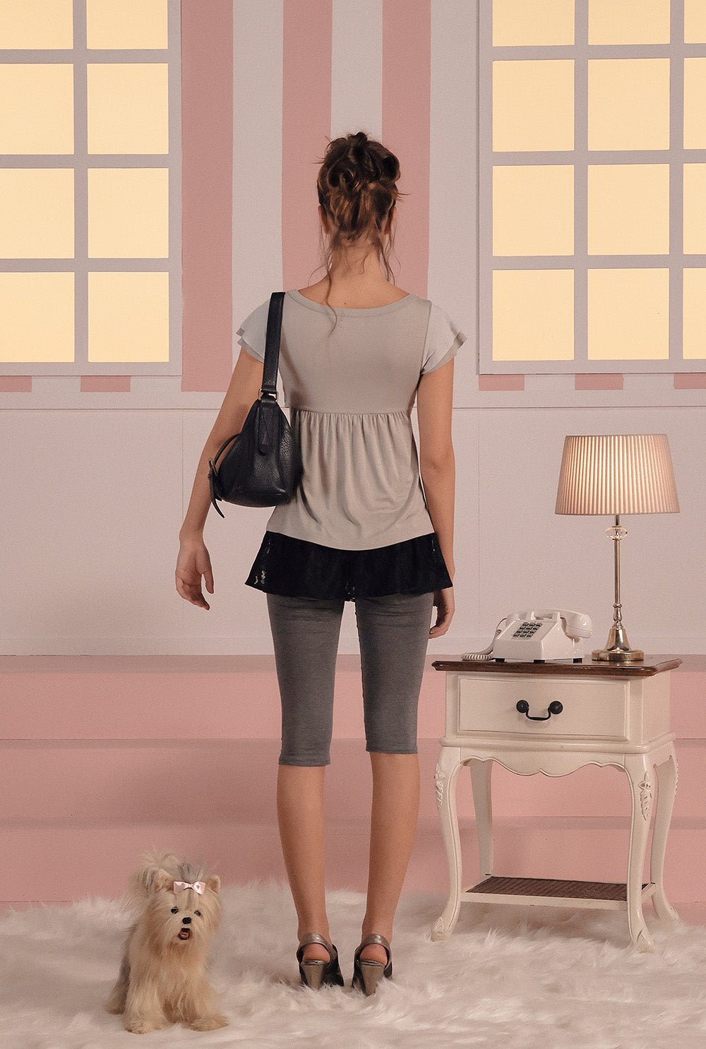 [releasing 03.05 12pm KST] Soft ribbon top - threetimes