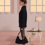 [releasing 03.05 12pm KST] Toffee cable cardigan - threetimes