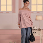 [releasing 03.05 12pm KST] Bell shirring top - threetimes