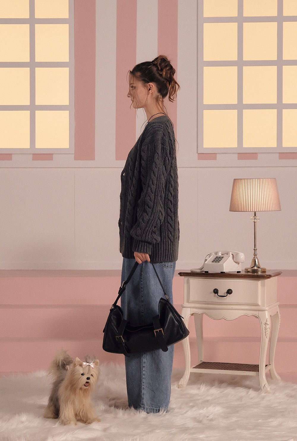 [releasing 02.24 12pm KST] Baby boo cardigan - threetimes