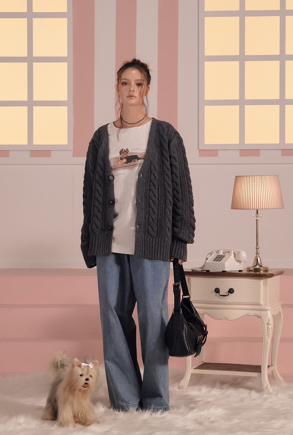 [releasing 02.24 12pm KST] Baby boo cardigan - threetimes