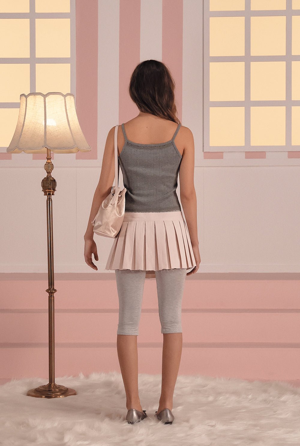 [releasing 03.05 12pm KST] Button wrap skirt - threetimes