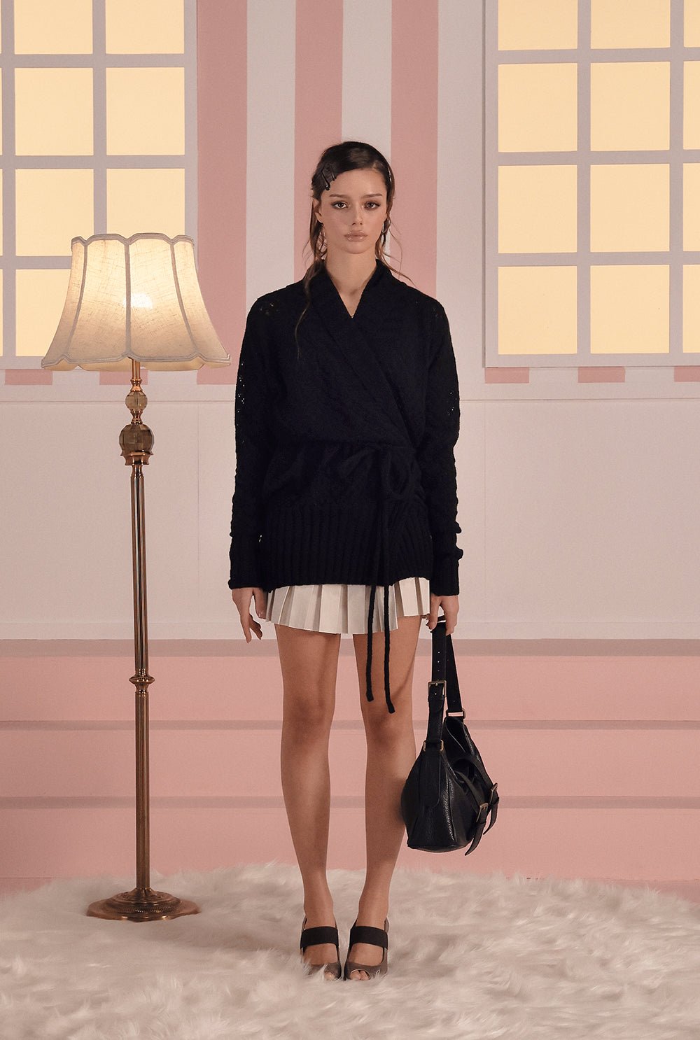 [releasing 02.24 12pm KST] Milky wrap cardigan - threetimes