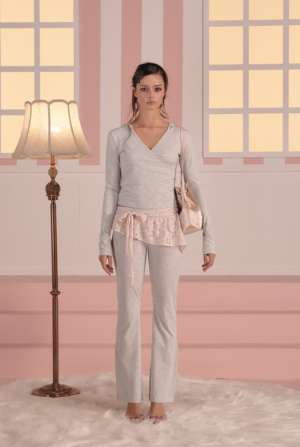 [releasing 02.24 12pm KST] Blossom wrap hoodie - threetimes