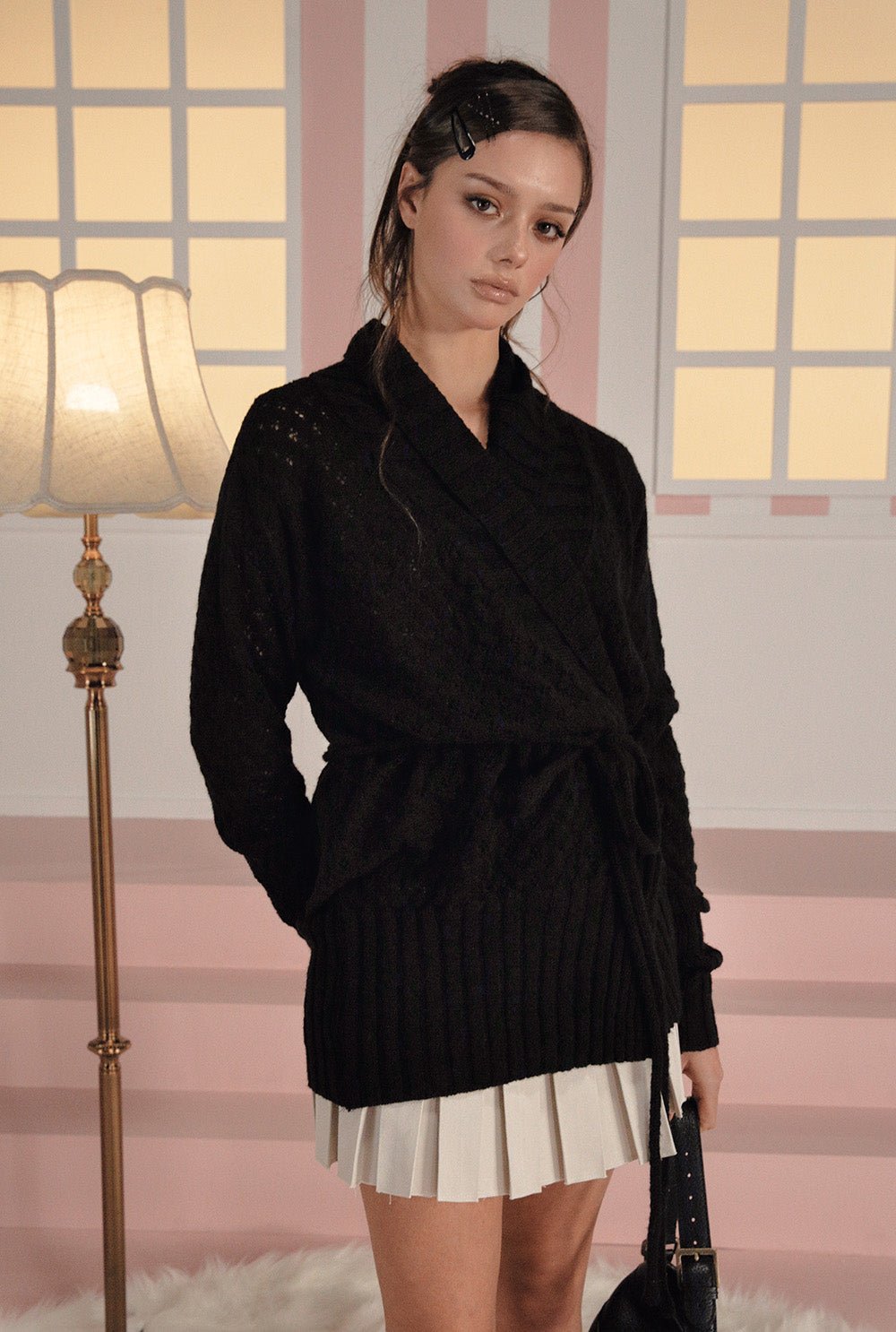 [releasing 02.24 12pm KST] Milky wrap cardigan - threetimes