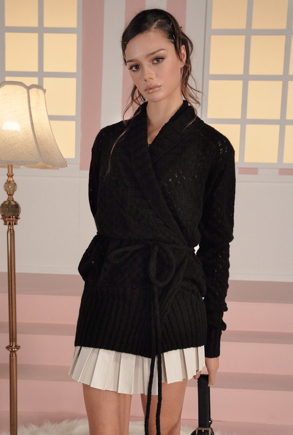 [releasing 02.24 12pm KST] Milky wrap cardigan - threetimes