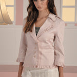 [releasing 02.24 12pm KST] Button frill jacket - threetimes