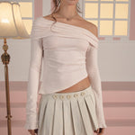 [releasing 03.05 12pm KST] Button wrap skirt - threetimes