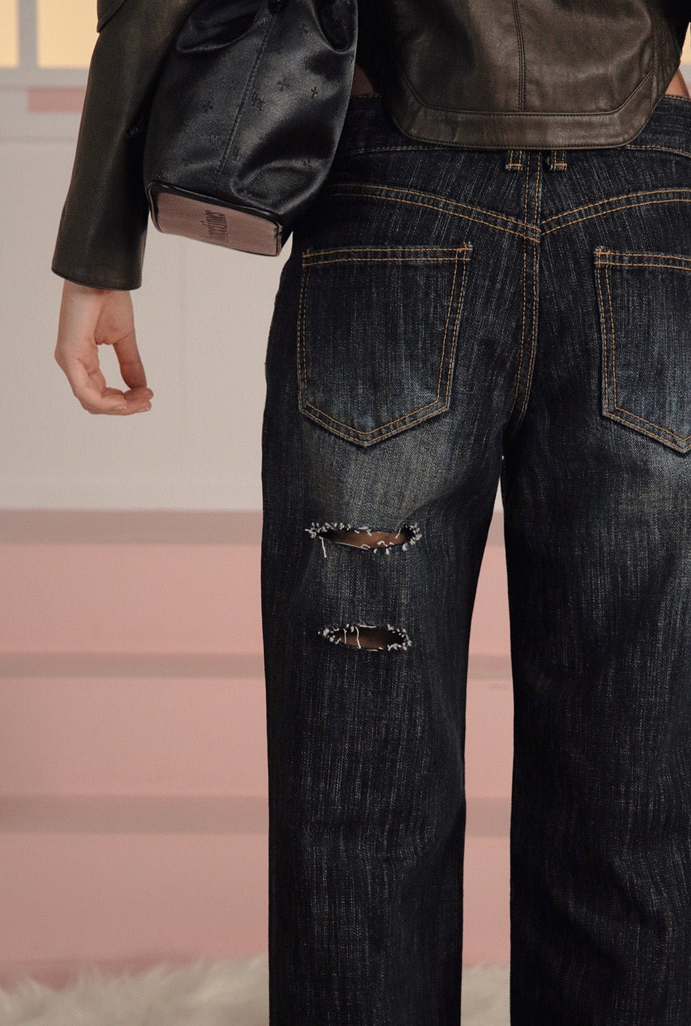 [releasing 03.05 12pm KST] Zella straight jeans - threetimes