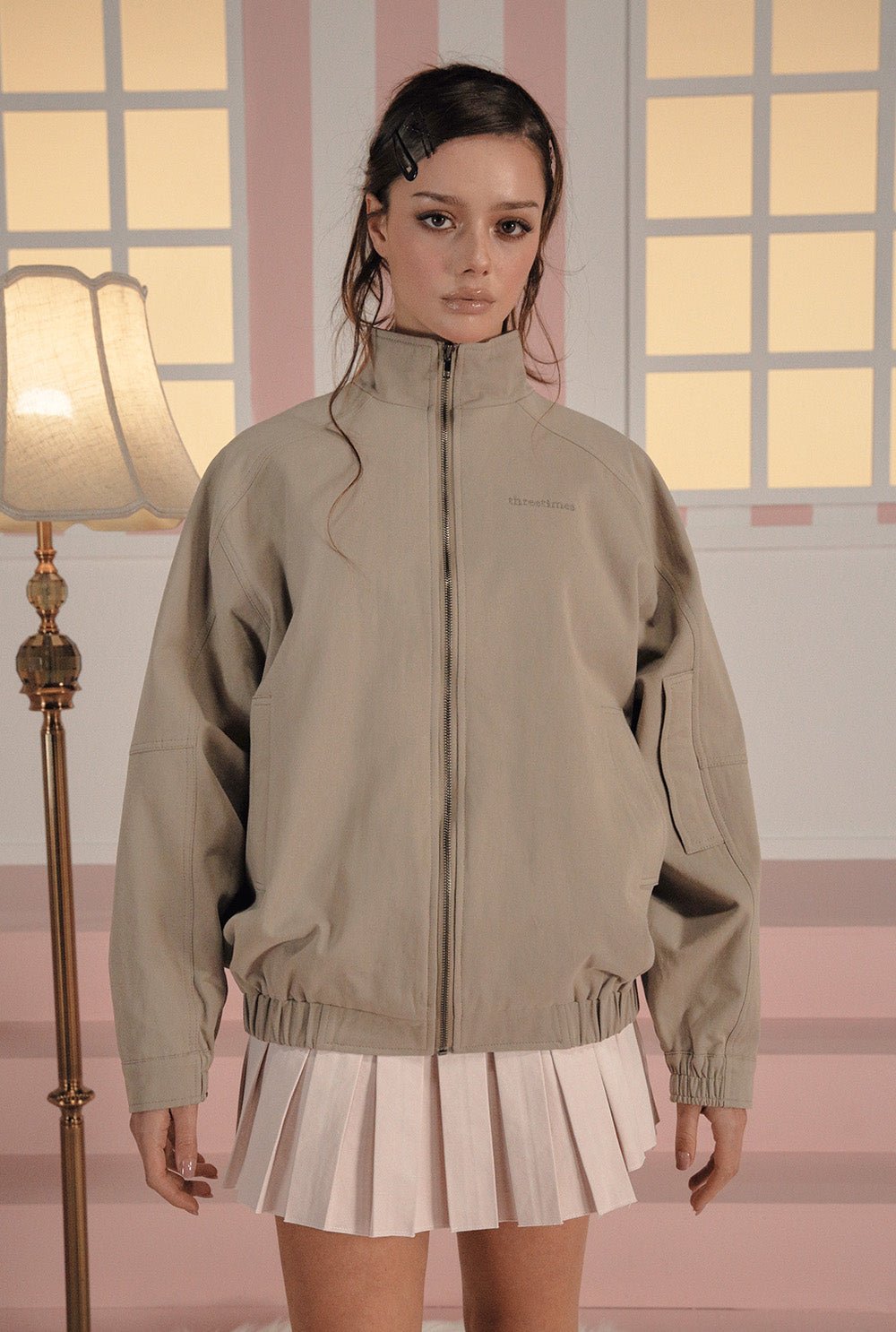 [releasing 03.05 12pm KST] Vintage cotton jacket - threetimes