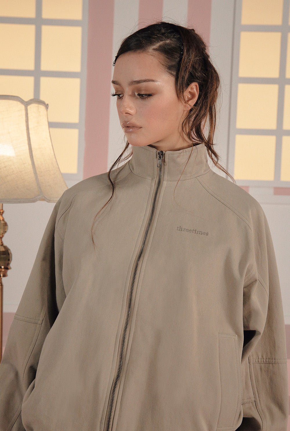 [releasing 03.05 12pm KST] Vintage cotton jacket - threetimes