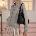 [releasing 02.24 12pm KST] Gwen zip - up hoodie - threetimes