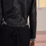 [releasing 02.24 12pm KST] Bella leather jacket - threetimes