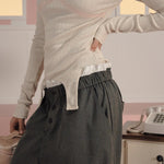 [releasing 02.24 12pm KST] Betty lace tee - threetimes