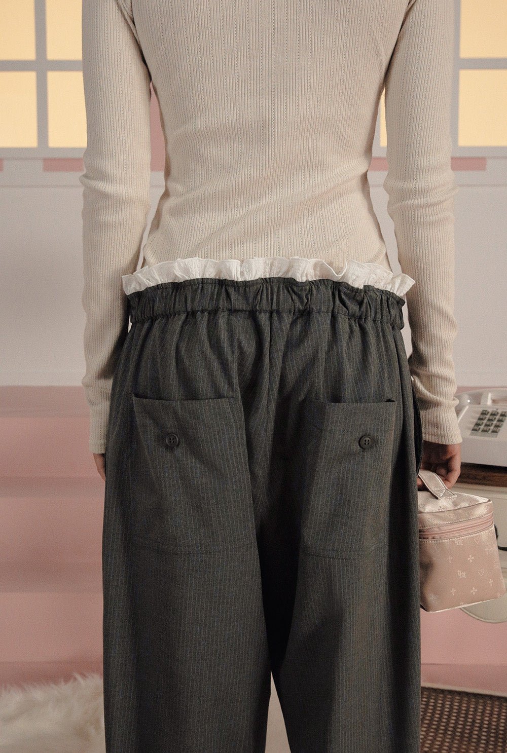 [releasing 02.24 12pm KST] Betty lace tee - threetimes