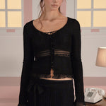 [releasing 03.05 12pm KST] Vanilla lace cardigan - threetimes