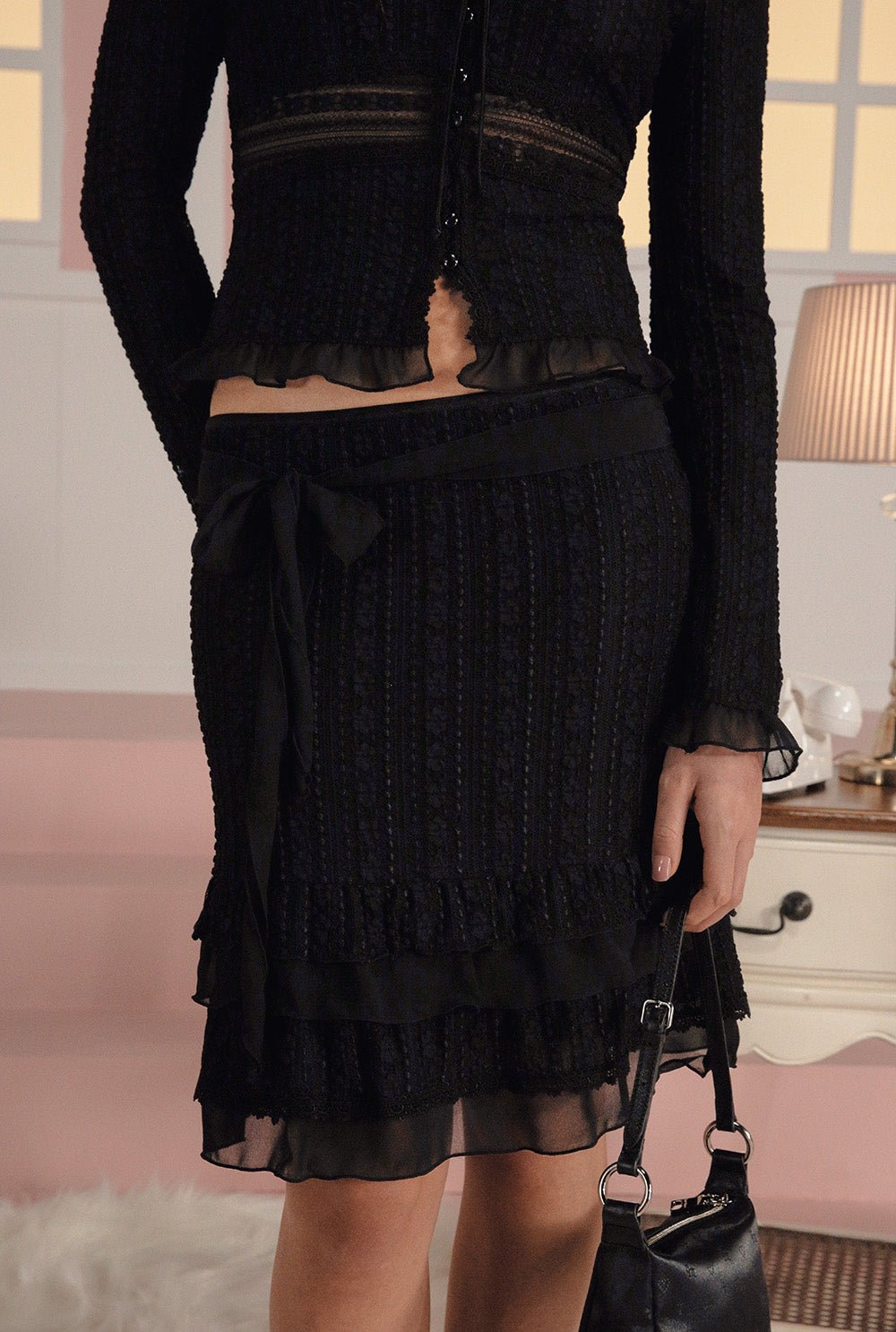 [releasing 03.05 12pm KST] Vanilla lace cardigan - threetimes