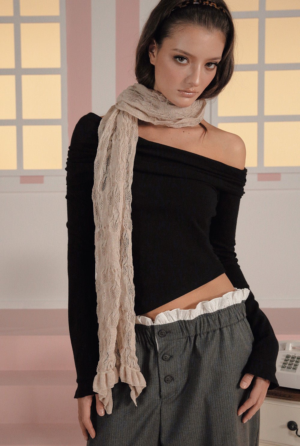 [releasing 03.05 12pm KST] Serene drape top - threetimes