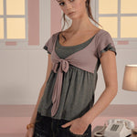 [releasing 03.05 12pm KST] Soft ribbon top - threetimes