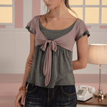 [releasing 03.05 12pm KST] Soft ribbon top - threetimes