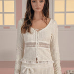 [releasing 03.05 12pm KST] Vanilla lace cardigan - threetimes